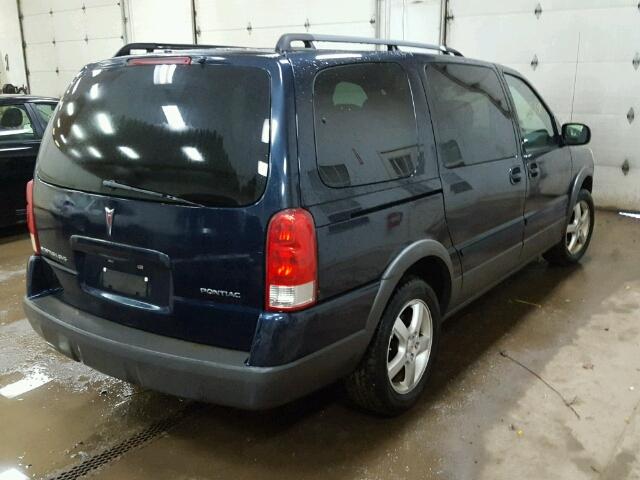 1GMDV33L05D250585 - 2005 PONTIAC MONTANA SV BLUE photo 4