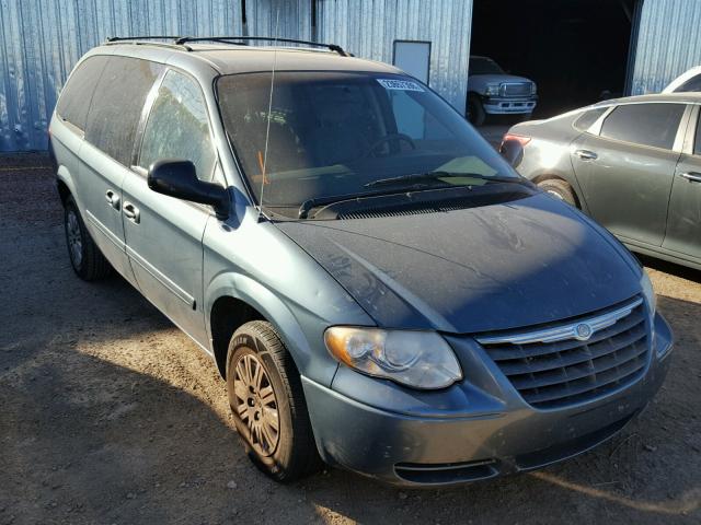 1A4GP44R16B567903 - 2006 CHRYSLER TOWN & COU TEAL photo 1