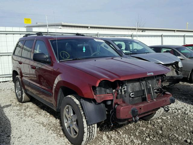 1J8GR48K78C169372 - 2008 JEEP GRAND CHER MAROON photo 1