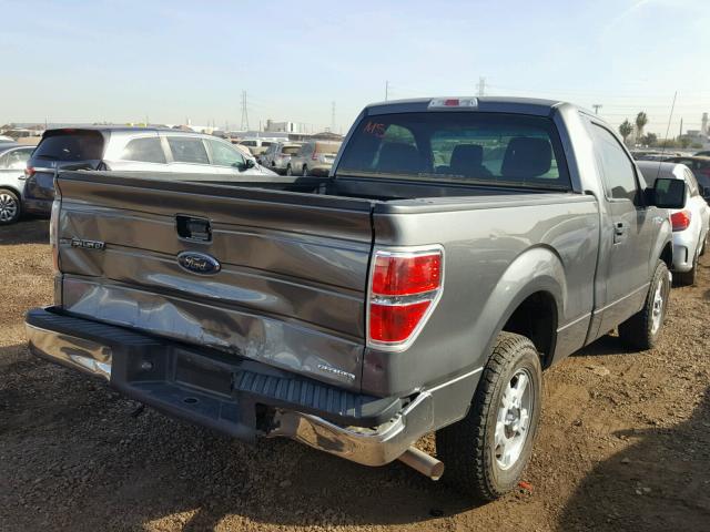 1FTMF1CMXCFC21627 - 2012 FORD F150 CHARCOAL photo 4