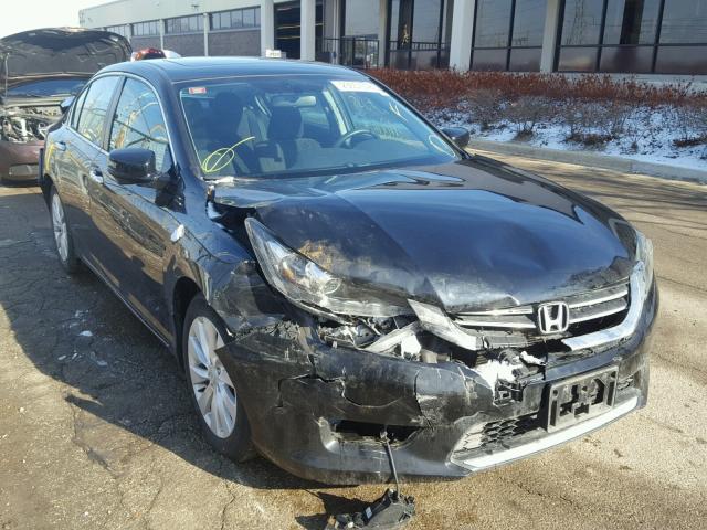 1HGCR2F72EA280462 - 2014 HONDA ACCORD EX BLACK photo 1