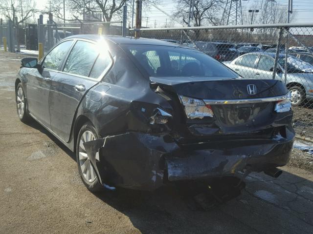 1HGCR2F72EA280462 - 2014 HONDA ACCORD EX BLACK photo 3