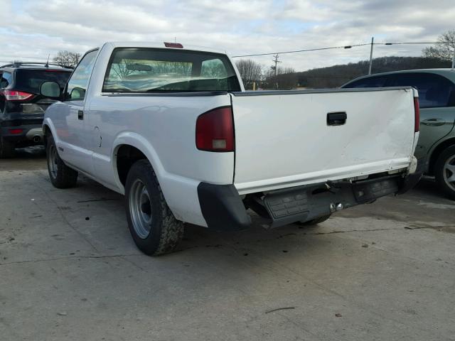 1GCCS1442VK106813 - 1997 CHEVROLET S TRUCK S1 WHITE photo 3