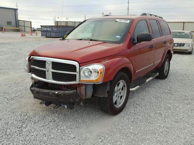 1D4HD58266F123675 - 2006 DODGE DURANGO LI RED photo 2