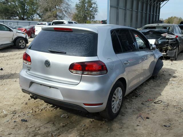 WVWDB7AJ2CW297785 - 2012 VOLKSWAGEN GOLF 银色 照片 4