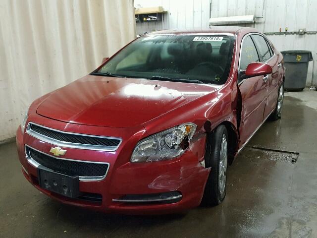 1G1ZC5E01CF353863 - 2012 CHEVROLET MALIBU 1LT RED photo 2