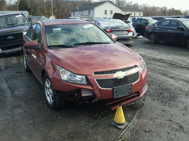 1G1PF5SCXC7286588 - 2012 CHEVROLET CRUZE LT MAROON photo 1