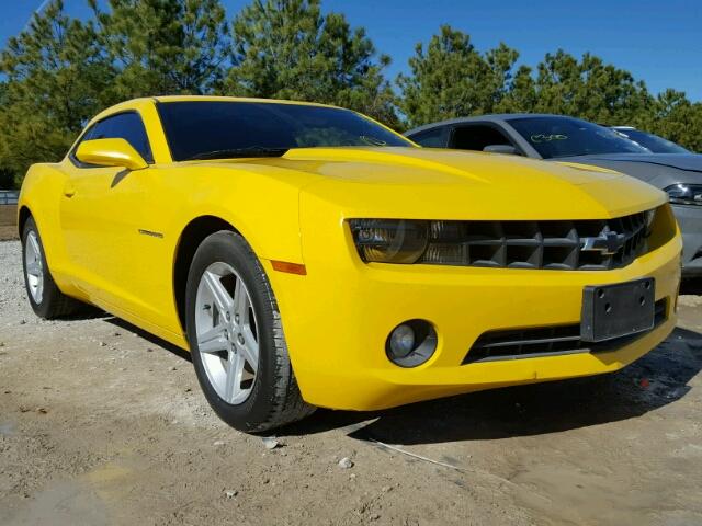 2G1FB1E31C9161585 - 2012 CHEVROLET CAMARO LT YELLOW photo 1