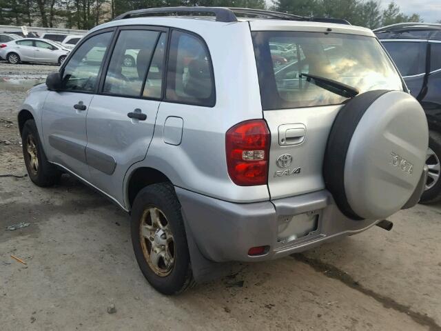 JTEGD20V750054294 - 2005 TOYOTA RAV4 SILVER photo 3