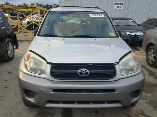 JTEGD20V750054294 - 2005 TOYOTA RAV4 SILVER photo 9