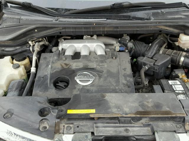 JN8AZ08W45W442338 - 2005 NISSAN MURANO SL CHARCOAL photo 7