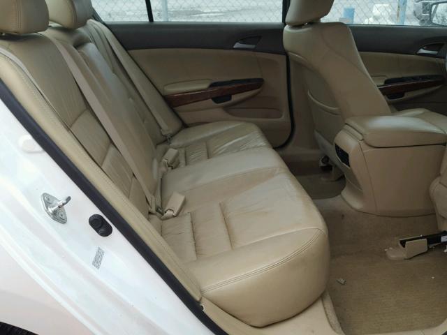 1HGCP3F85AA013203 - 2010 HONDA ACCORD EXL WHITE photo 6