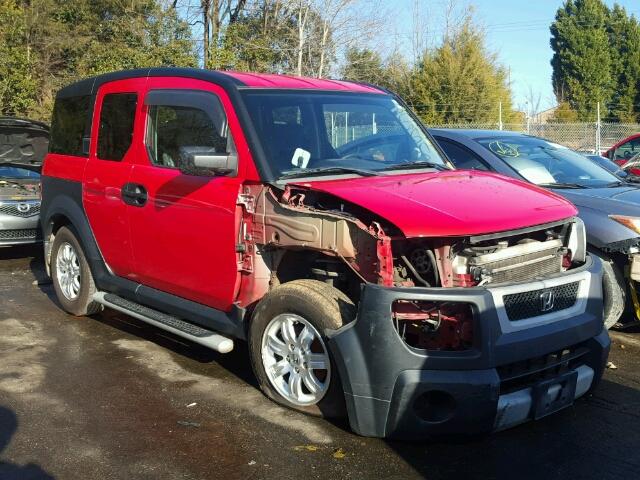 5J6YH28666L013255 - 2006 HONDA ELEMENT EX RED photo 1