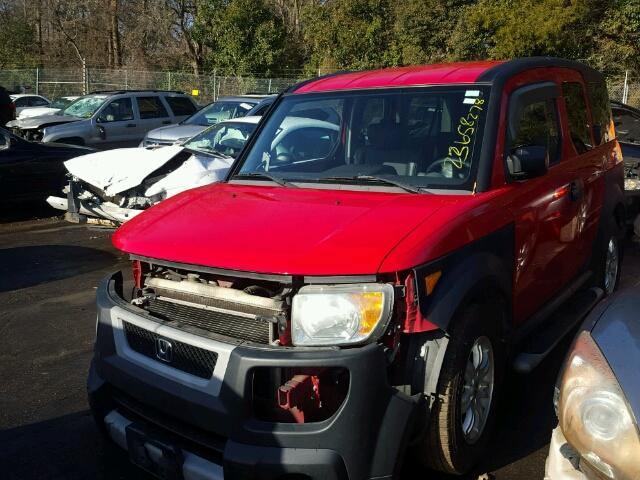 5J6YH28666L013255 - 2006 HONDA ELEMENT EX RED photo 2