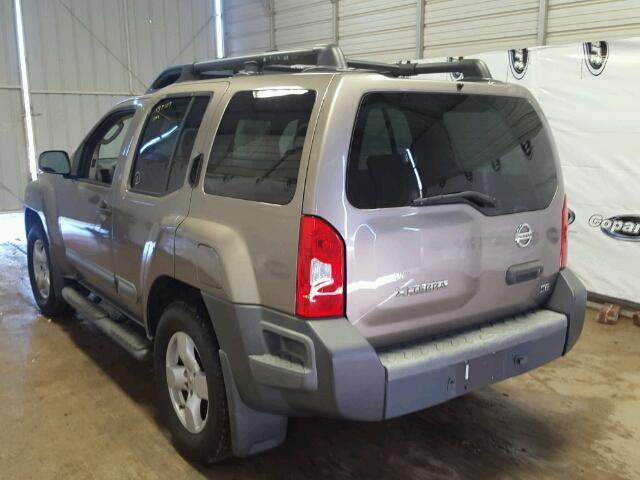 5N1AN08U05C625609 - 2005 NISSAN XTERRA OFF TAN photo 3