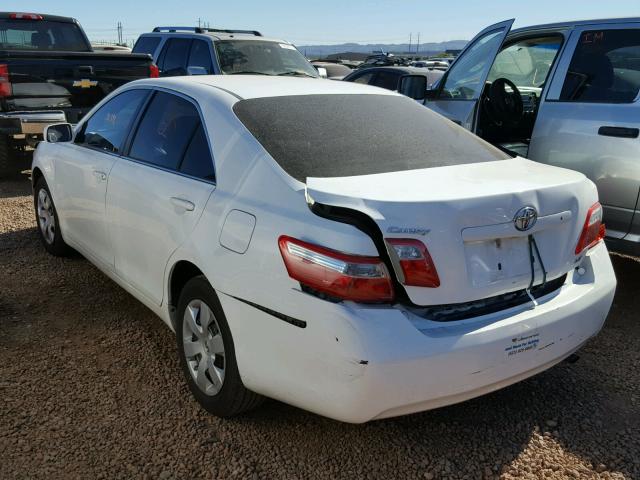 4T1BE46K19U825847 - 2009 TOYOTA CAMRY BASE WHITE photo 3