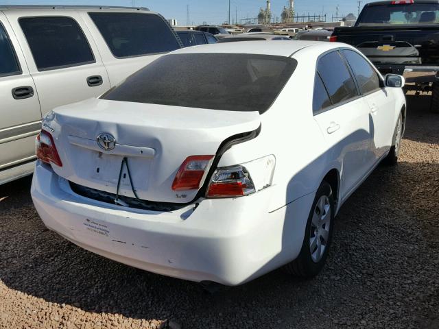 4T1BE46K19U825847 - 2009 TOYOTA CAMRY BASE WHITE photo 4