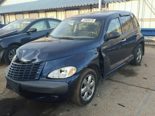 3C8FY4BB41T690573 - 2001 CHRYSLER PT CRUISER BLUE photo 2