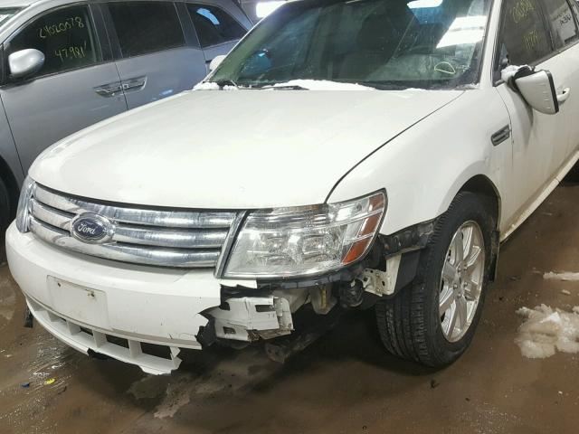 1FAHP23W69G100317 - 2009 FORD TAURUS SE WHITE photo 9