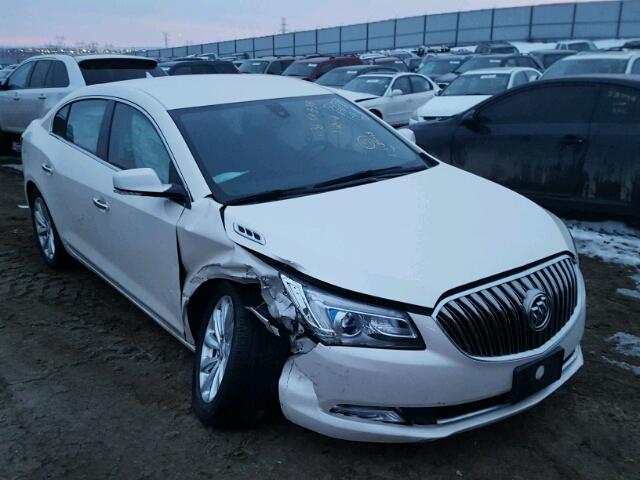 1G4GB5G31EF118290 - 2014 BUICK LACROSSE WHITE photo 1