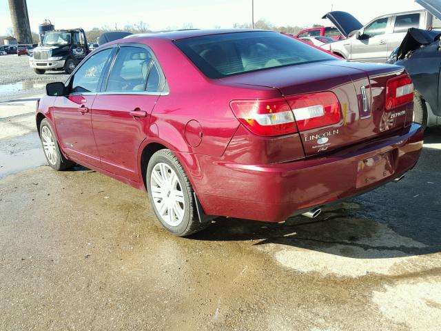 3LNHM26156R666679 - 2006 LINCOLN ZEPHYR RED photo 3