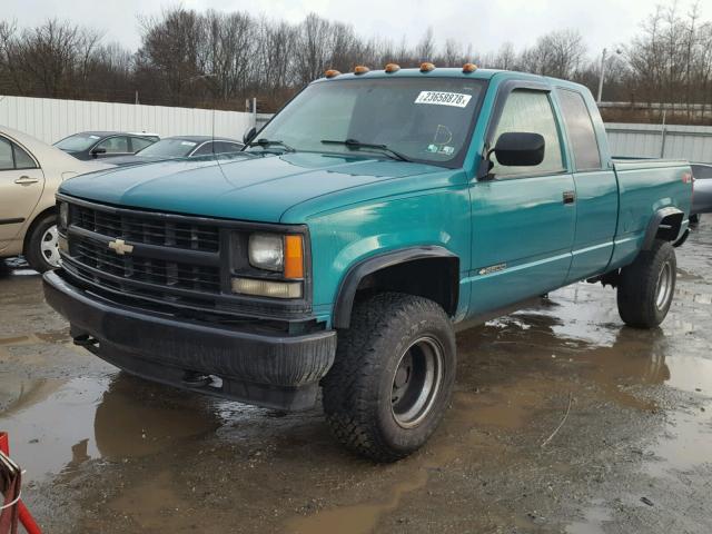 1GCFK29H7RE207283 - 1994 CHEVROLET GMT-400 K2 TEAL photo 2