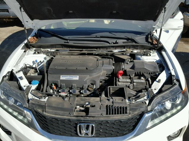 1HGCT2B84FA005130 - 2015 HONDA ACCORD EXL WHITE photo 7