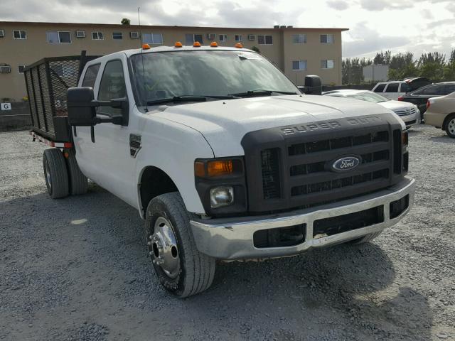 1FDWW37R98EA24161 - 2008 FORD F350 SUPER WHITE photo 1