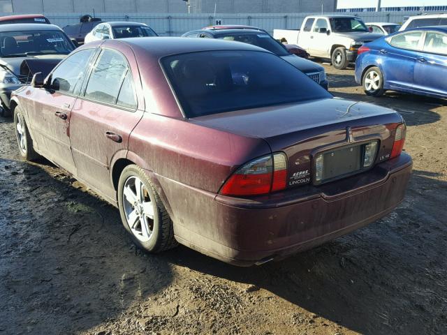 1LNHM87A86Y604471 - 2006 LINCOLN LS 紫色 照片 3