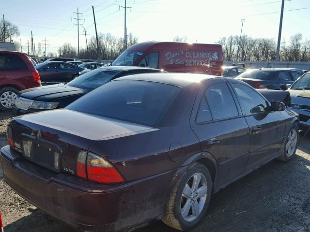 1LNHM87A86Y604471 - 2006 LINCOLN LS 紫色 照片 4