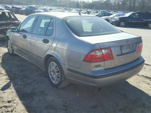 YS3ED49A753511068 - 2005 SAAB 9-5 ARC GRAY photo 3