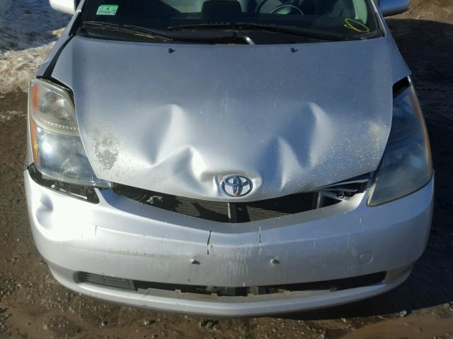 JTDKB20U873272807 - 2007 TOYOTA PRIUS SILVER photo 7