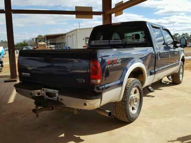 1FTSW21P16ED45242 - 2006 FORD F250 SUPER BLUE photo 4