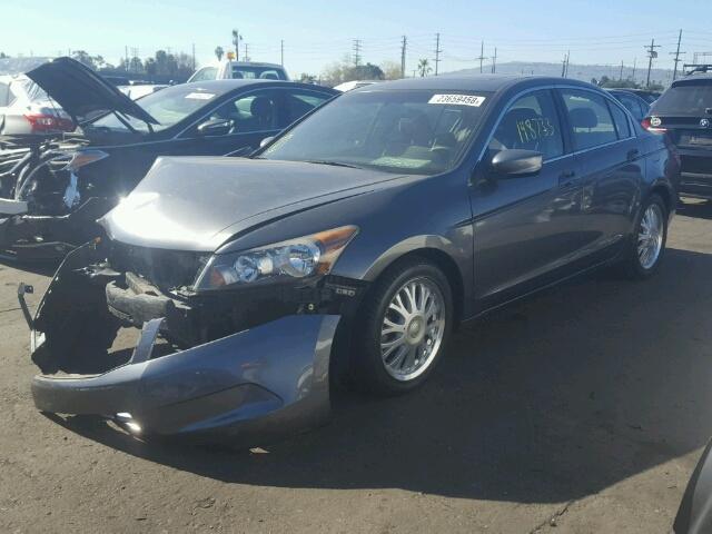 JHMCP26719C000379 - 2009 HONDA ACCORD EX GRAY photo 2