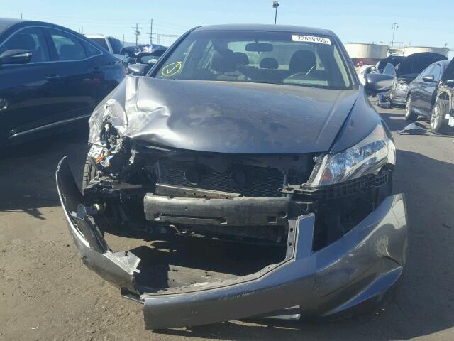 JHMCP26719C000379 - 2009 HONDA ACCORD EX GRAY photo 9