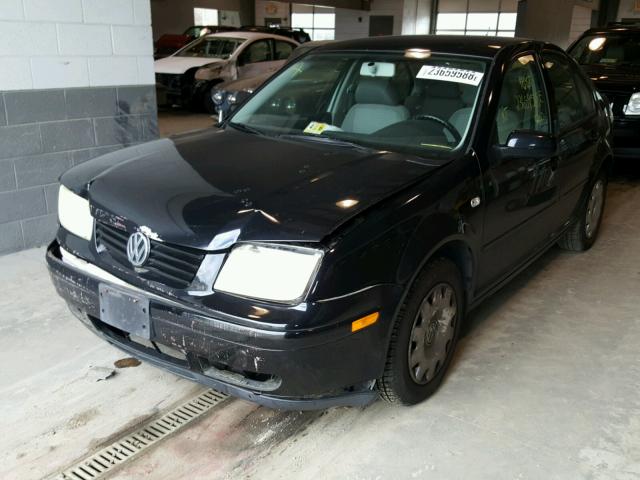 3VWRK69M61M112999 - 2001 VOLKSWAGEN JETTA GL BLACK photo 2