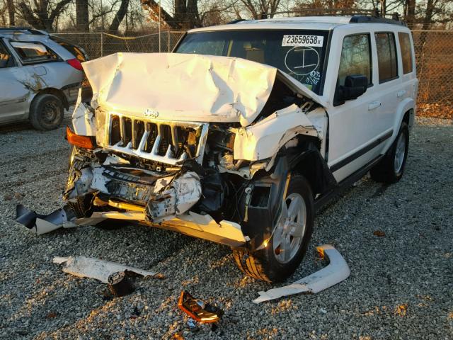 1J8HG48K78C167177 - 2008 JEEP COMMANDER თეთრი ფოტო 2
