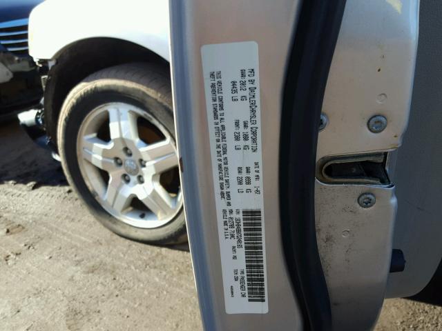 1B3HB48B07D248165 - 2007 DODGE CALIBER SX SILVER photo 10