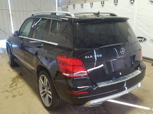 WDCGG5HB7EG306165 - 2014 MERCEDES-BENZ GLK 350 BLACK photo 3