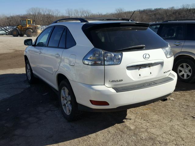 2T2HK31U17C013822 - 2007 LEXUS RX 350 WHITE photo 3