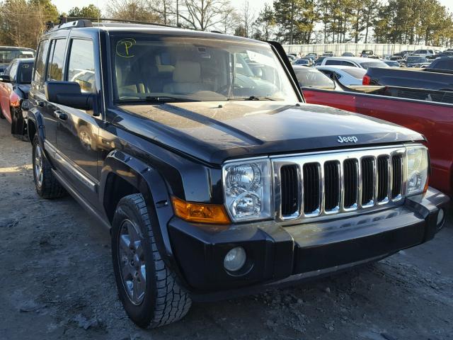 1J8HG58P47C520619 - 2007 JEEP COMMANDER BLACK photo 1