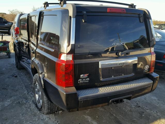 1J8HG58P47C520619 - 2007 JEEP COMMANDER BLACK photo 10