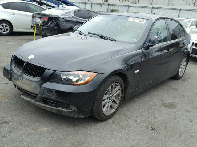 WBAVB17556NH93394 - 2006 BMW 325 I AUTO BLACK photo 2