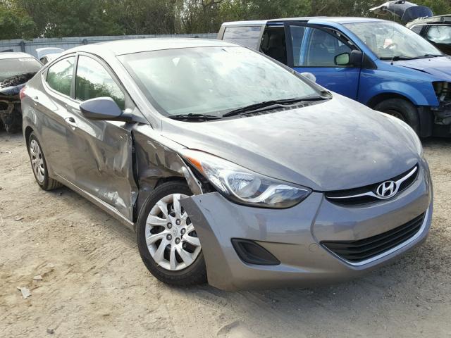 5NPDH4AE0CH070472 - 2012 HYUNDAI ELANTRA GL GRAY photo 1