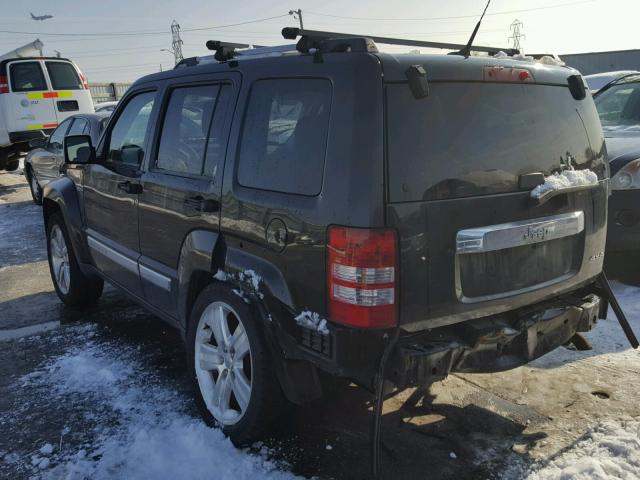 1J4PN2GK2BW566674 - 2011 JEEP LIBERTY SP BLACK photo 3