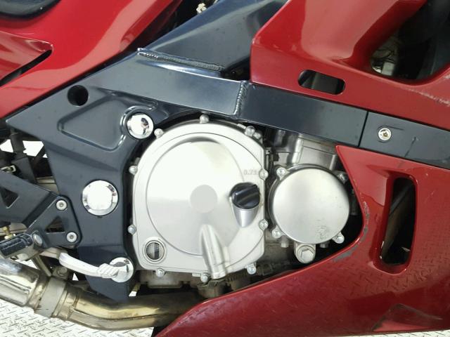 JKAZX4E164B520820 - 2004 KAWASAKI ZX600 E RED photo 12