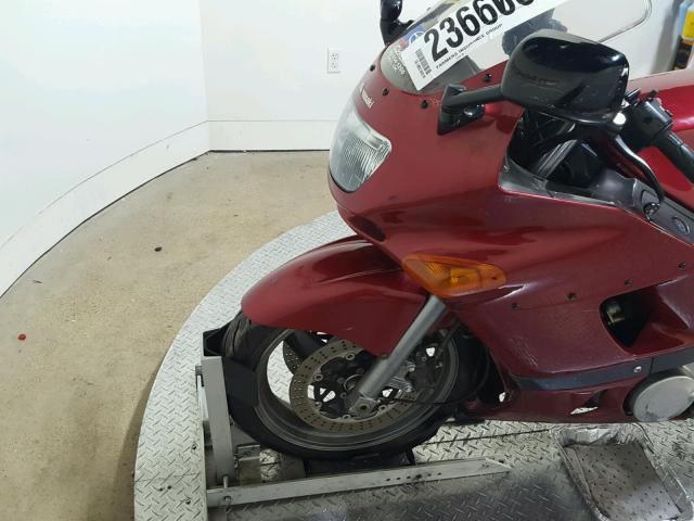 JKAZX4E164B520820 - 2004 KAWASAKI ZX600 E RED photo 14