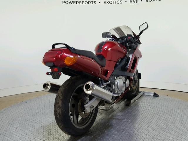 JKAZX4E164B520820 - 2004 KAWASAKI ZX600 E RED photo 8