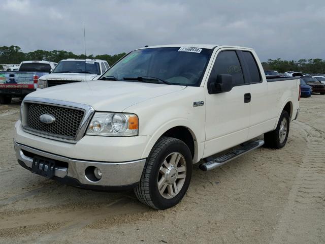 1FTPX12V37FA67028 - 2007 FORD F150 WHITE photo 2