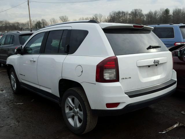 1C4NJDBB5ED568043 - 2014 JEEP COMPASS SP WHITE photo 3